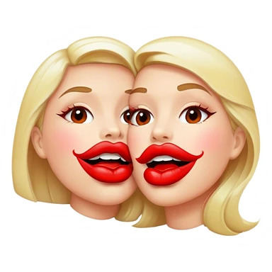 Kisses sticker
