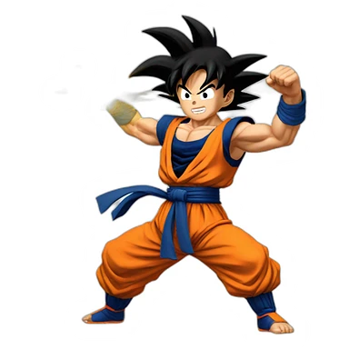 Goku qui danse sticker