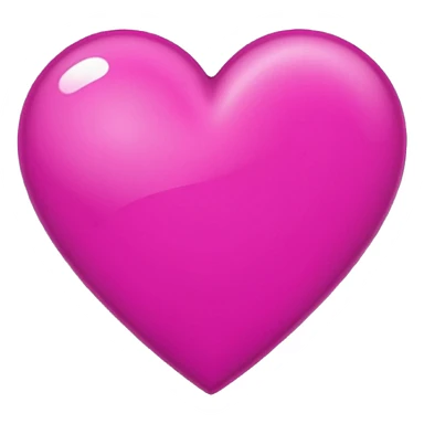 magenta and black heart sticker