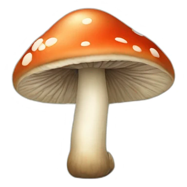 Sleeoing mushroom sticker
