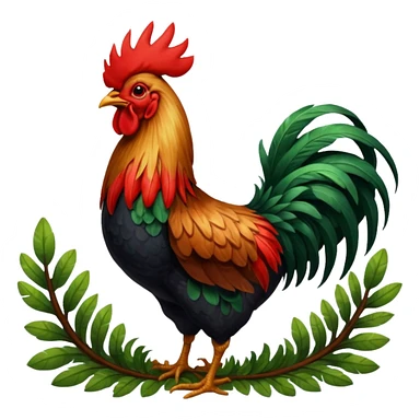 🌲🐓 sticker