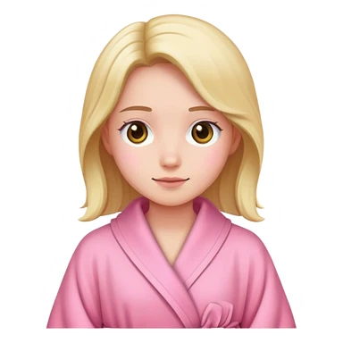 cute pink robe sticker