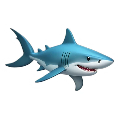Requin avec cœur sticker