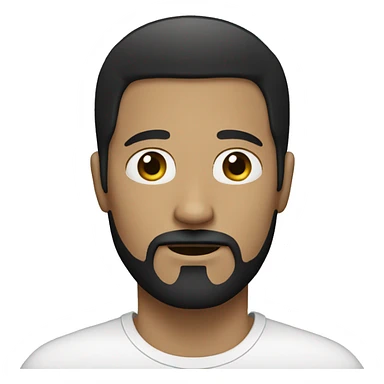 white man with black goatee sticker