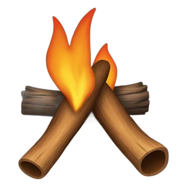 camp fire sticker