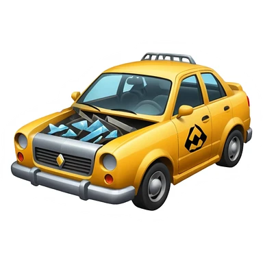 crashing out sticker