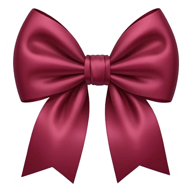 A beautiful bow but in burgundy  sticker