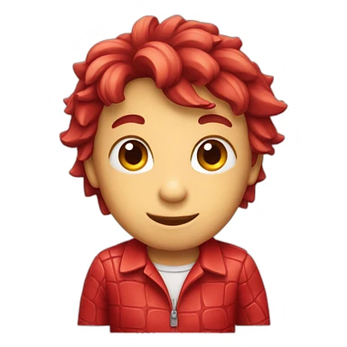 red crocodile sticker