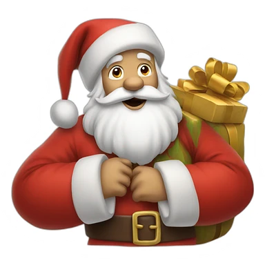 santa claus sticker
