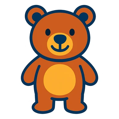 cute bear sticker