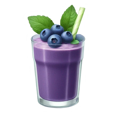 Smoothy blueberry sticker