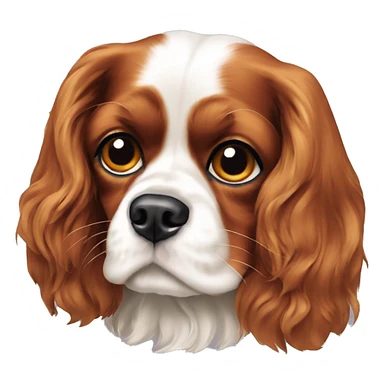 Dog cavalier king charles spaniel sticker