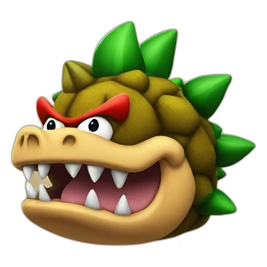 bowser mixed with dung emoji sticker