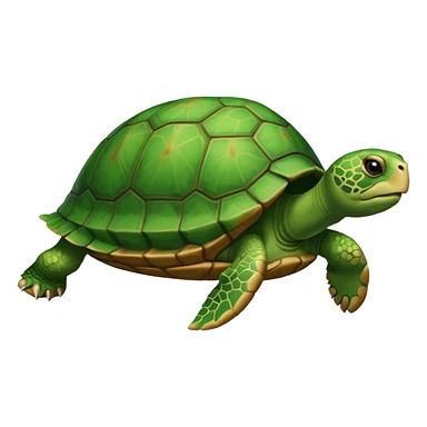 Une tortue avec un très très long cou sticker