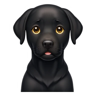 Black Labrador  sticker