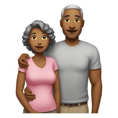 father and momy sticker