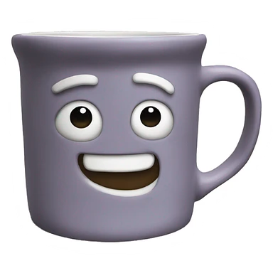 ceramic painted mug
 sticker