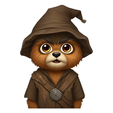 harry potter ewok sticker