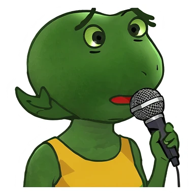 Girl talking too much  sticker