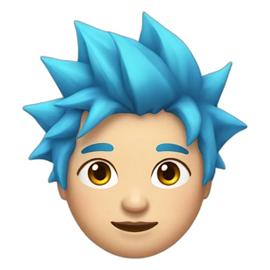 Older fat lesbian Chilean very short spiky bright blue hair sticker