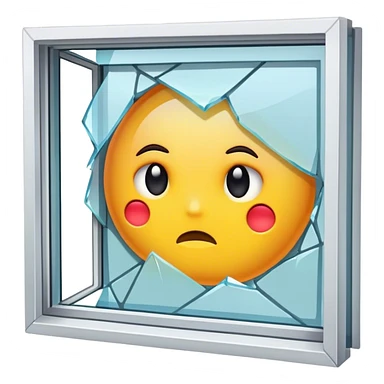 broken window sticker