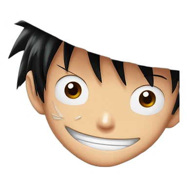 Monkey D Luffy One Pièce sticker
