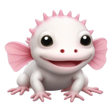 Baby axolotl sticker