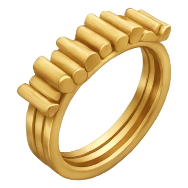 simbolo de 3 anillos sticker