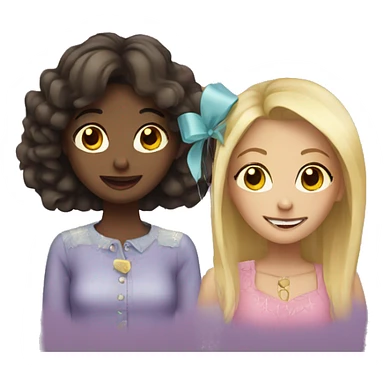 party two girls sticker