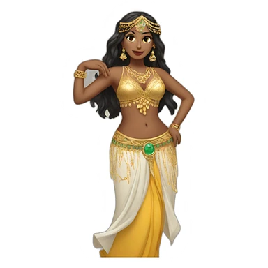 Bellydancer sticker