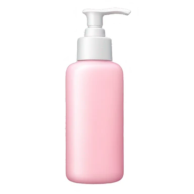 Light pink lotion bottle sticker