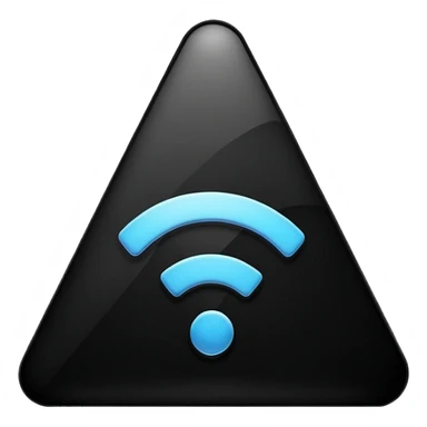 Black Wifi sticker