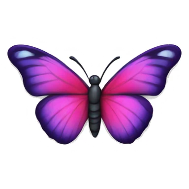 butterfly and heart sticker