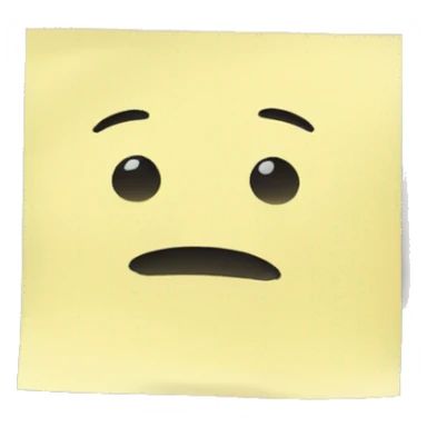 blank post it note sticker