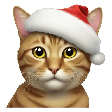 cristmas cat sticker