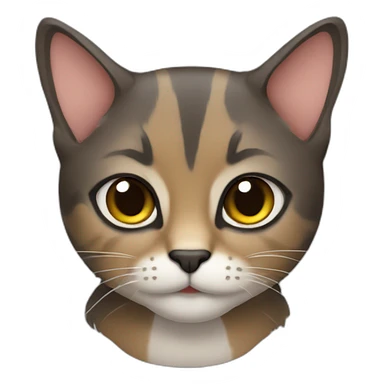 gato arranhando sticker