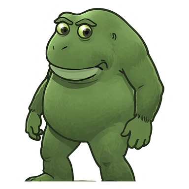 Bigfoot booty sticker