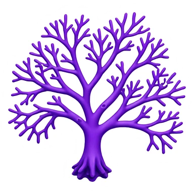purple Coral sticker