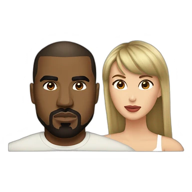 Kanye and Taylor best friends sticker