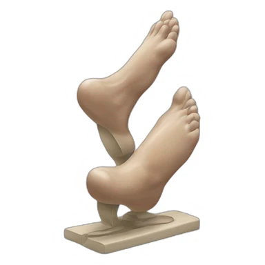 Un pied sur une tête  sticker