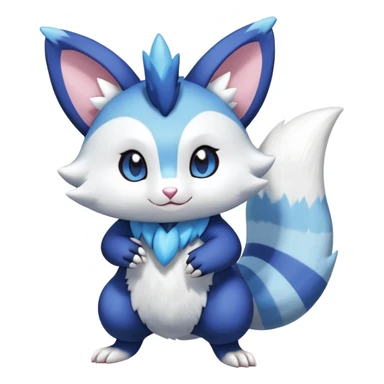 Shiny Pastel Furret-Meowstic-Zangoose-Hybrid (Full body) sticker
