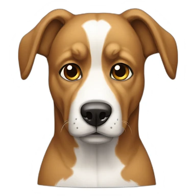 Perro snauzer sentado sticker