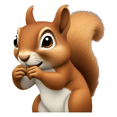 squirrel who says no sticker