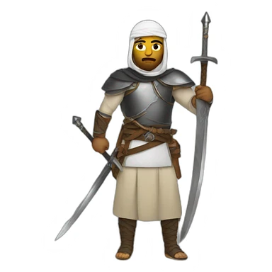 Muslim warrior  sticker