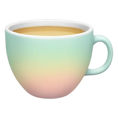 a pastel colored tea sticker