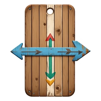 one way board  sticker