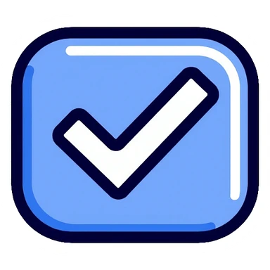 Instagram blue verification checkmark badge sticker