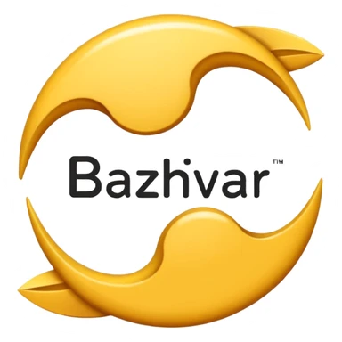 Logo that says Bazhvar sticker
