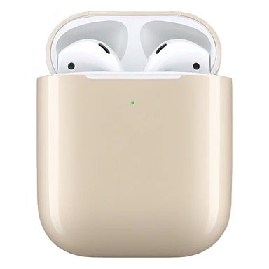 beige airpods sticker