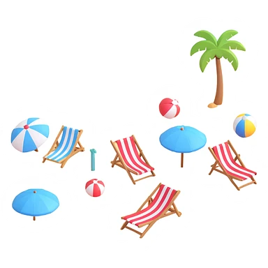Bikini Girl beach Background  sticker